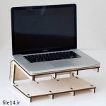 فایل لایه باز برش لیزری زیر لپتاپ